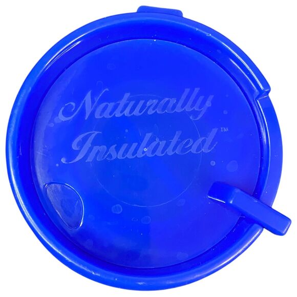 Road Warrior CLARK Gas Station Reusable Travel Mug Wide Base Non-Slip Blue 90s - Picture 12 of 13